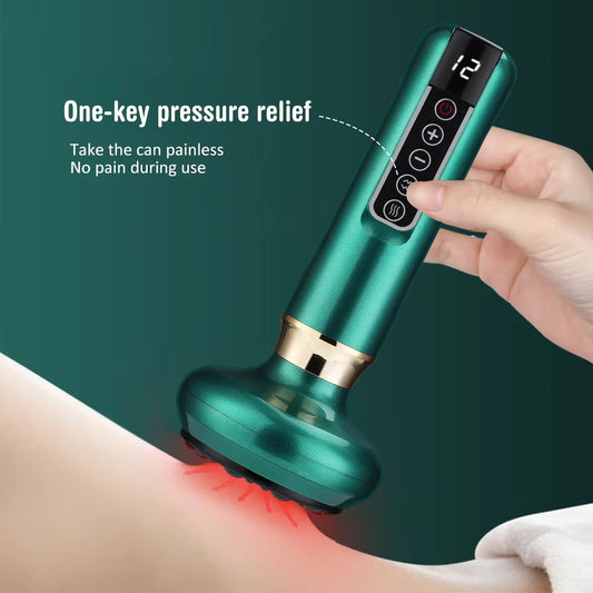 Revitalize Your Body: Electric Cupping Massager with Infrared Heat for Anti-Cellulite and Slimming Benefits